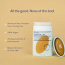 This plastic free deodorant comes in an oval-shaped for a fast application and an easy push-up applicator. Bergamot & Cedar Fragrance.