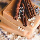 Oatmeal & Spice Organic Soap Bar The exfoliation and healing qualities of oats and coconut milk are blended with moisturizing plant oils and butters and infused with warm, spicy essential oil blend to create a nutritious natural soap.
