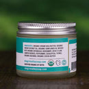 Organic Hand Balm - An organic hand cream formulated with moisturizing coconut oil, cocoa butter and healing botanicals to soothe and soften dry, cracked or chapped hands or any patch of dry skin.