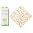 Beeswax Food wraps - Large Square x 1. Preserve bowls of salad, savor halved watermelon, & relish in vibrant herbs. It's a breeze with the Large Square.. Made with organic cotton.