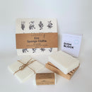 All the Biocasa eco-friendly cleaning essentials grouped in one easy bundle for you! Make your laundry and kitchen plastic free and zero waste with these natural products that will take great care of both your skin and the environment.