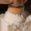 A vegan zero-waste vegan dish block® dish washing soap to cuts stubborn grime and grease, take stains out of laundry, wipe down counters. 638 GR