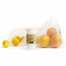 2 reusable but also COMPOSTABLE produce bag to carry your fruits and vegetables directly from the shop to your fridge. Peach trim version.