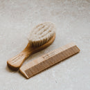 Baby Brush Set | Brush & Comb. Ethically handcrafted in a small family owned brushworks in the Black Forest of Germany, using natural, sustainable and ethically sourced materials .