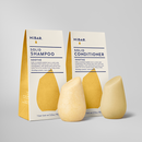 Soothe Shampoo and Conditioner Bars Set for itchy, flaky scalps. With white willow bark extract and kukui nut oil for extra soothing. 100% safe for colored hair.