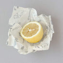 Beeswax food wrap, small pack x 6. Made with beeswax, tree resin, and organic jojoba oil infused into a hemp and organic cotton cloth.