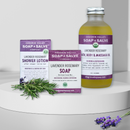 The lavender lover gift set: Transform your tub into a tranquil relaxing oasis.  Breathe in the calming scents of pure Lavender and Rosemary to help unwind after a long day, reduce stress, and provide feelings of relaxation, balance, and contentment.