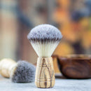 The only for men shaving set: Because Men's shaving deserves to feel luxurious too.  Ditch those shaving gels/foams cans for a rich, creamy organic shaving soap and its beautiful handmade shaving set that will look too good on your sink to be put away.