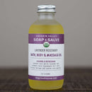 The lavender lover gift set: Transform your tub into a tranquil relaxing oasis.  Breathe in the calming scents of pure Lavender and Rosemary to help unwind after a long day, reduce stress, and provide feelings of relaxation, balance, and contentment.