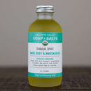 Tranquil spirit blend, calming aromatherapeutic organic body oil with a relaxing mix of floral and citrus to help calm, ground and relax your mind and body.