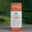 Restore natural beauty, bounce, and body to hair between shampoos, with this natural, organic dry shampoo. For light hair - citrus mint version
