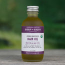 Organic jojoba hair oil to help balance oil production, strengthen the hair follicle and shaft and promotes a healthy shine.