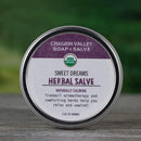 Organic balm with an infusion of comforting herbs soothes your nerves and calms your thoughts so you can relax and sleep naturally.