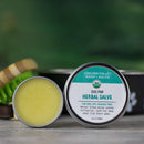 Organic dog paw salve formulated to protect as well as provide soothing relief for sore, dry or cracked paws and dry and irritated skin.