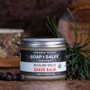 Woodland Breeze Organic after shave balm with antibacterial and anti-inflammatory properties, great for normal to dry skin. Readily absorbs into your skin.