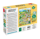 An original, 2-in-1 puzzle and observation game introducing kids to sustainable lifestyle!