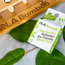 Eco-Friendly dental floss is made from mulberry floss, so there is no plastic in this natural product. The candelilla waxing is also natural. 100% plastic free!
