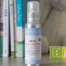 A gentle, organic baby oil formulated with moisturizing oils and soothing calendula to nurture and protect your baby's delicate skin.  2oz version
