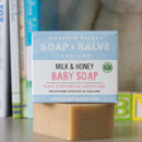 organic milk & honey baby soap bar