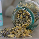 These Organic Baby Bath Herbs are a comforting, gentle blend of organic herbs that soothe the skin and help relax fussy babies. Herbal washcloth is included.