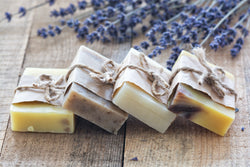 Natural handmade soap bars