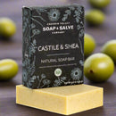 A mild Castile‑style body and complexion soap that cleanses gently without leaving skin tight or dry.