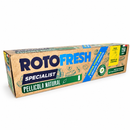 Made with renewable raw materials, entirely natural, biodegradable and compostable cling wrap. Made from mater-bi. 150m roll