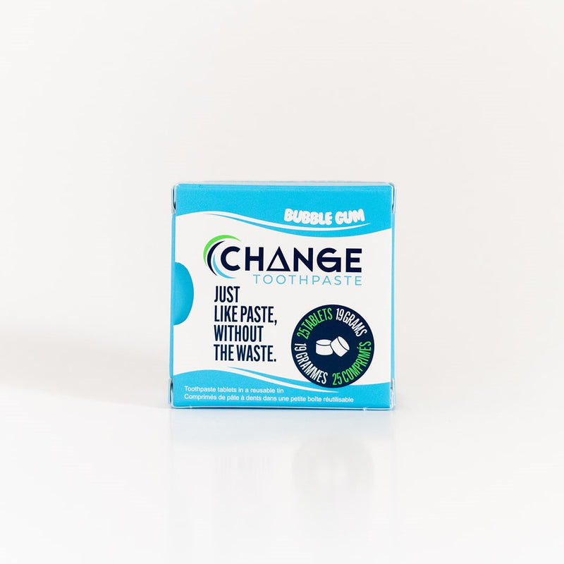 Bubblegum Toothpaste Tablets - travel pack - PLASTIC FREE