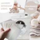 Eco-friendly, ultra-concentrated, hypoallergenic strip of laundry detergent to make your laundry easier, healthier and environmentally friendly! Version Fragrance Free 384 loads