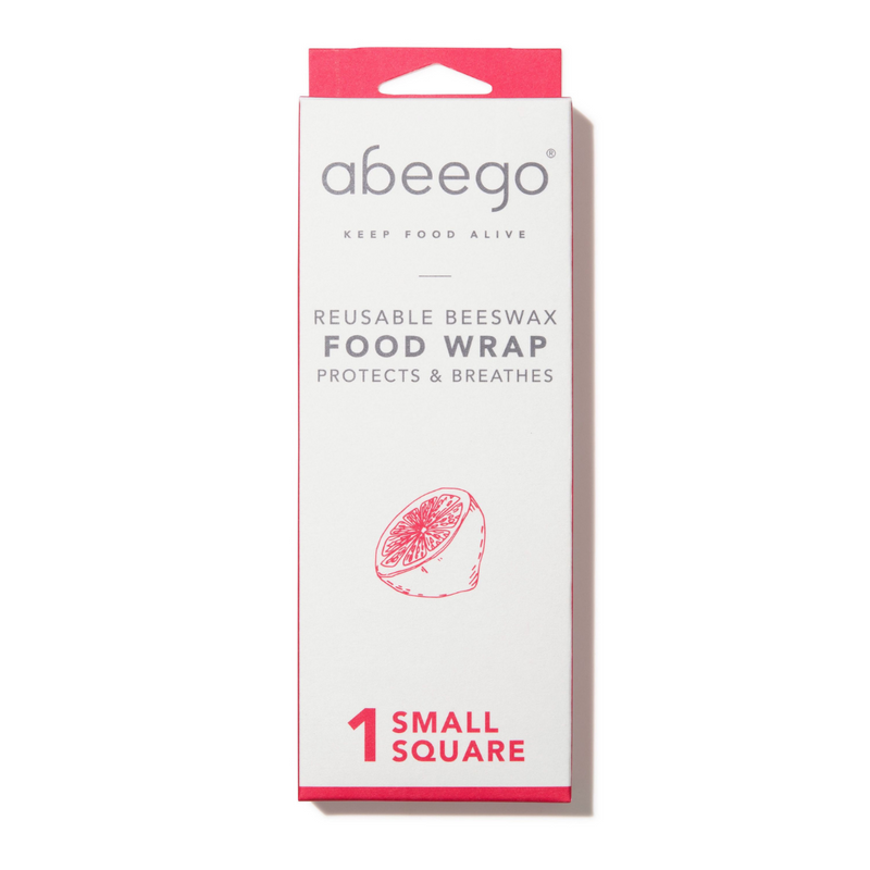 Zesty citrus & juicy onions are effortlessly yours with the Small Square Beeswax foodwrap.