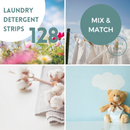 Eco-friendly, ultra-concentrated, hypoallergenic strip of laundry detergent to make your laundry easier, healthier and environmentally friendly! Version Mix & Match 128 loads
