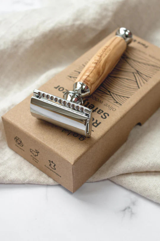 Natural Men Care - Wood Reusable Razor – Biocasa