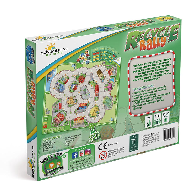 Ecologic Board Game- Recycle Rally