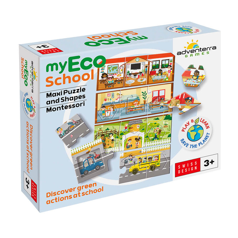 Ecologic Puzzle- Eco Sustainable  School