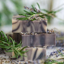 Organic lavender-infused oils, organic lavender flowers, lavender essential oil and creamy coconut milk make a skin nourishing natural soap with a silky lather!