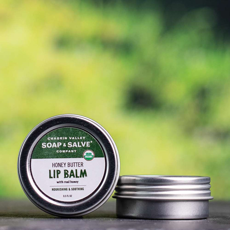 A natural lip balm made with Honey, nature's ultimate beauty product. Along with cocoa butter, it soothes and heals dry and chapped lips.