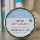 Organic balm formulated with gentle healing herbs and evening primrose oil to help soothe and calm baby's sensitive bottom.