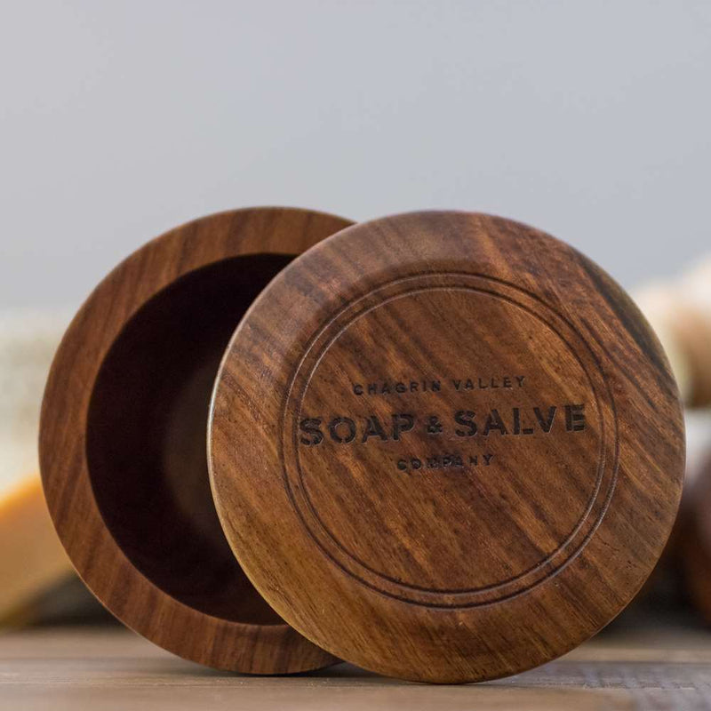 The only for men shaving set: Because Men's shaving deserves to feel luxurious too.  Ditch those shaving gels/foams cans for a rich, creamy organic shaving soap and its beautiful handmade shaving set that will look too good on your sink to be put away.